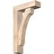 Ekena Millwork Legacy Block Smooth Bracket w/ Offset Brace, Douglas Fir, 5 1/2"W x 18"D x 30"H BKT0604X18X30LEC05SDF - alternate 1